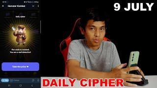 Hamster Kombat Daily Cipher Today 1M Coins 9 July 2024