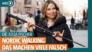 Nordic Walking statt Joggen und Laufen: Gut für Sportanfänger? | Dr. Julia Fischer | ARD Gesund