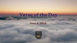 Verse of the Day - June 4, 2024