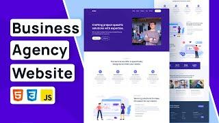 Responsive Business Agency Website Using Html CSS JavaScript