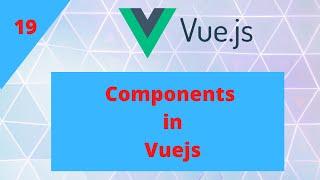 VueJs  Tutorial for beginners in HINDI | ENGLISH (#19) Components in VueJs