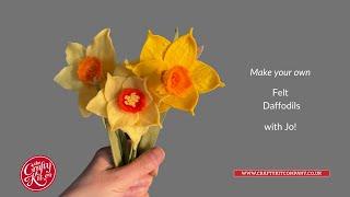 Make a Felt Daffodil!