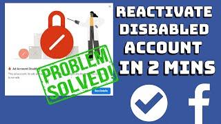 Fix Facebook/Meta Ads Account Suspend  : Reactivate in Just 2 Mins  | Step By Step Guide 
