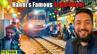 Hanoi City Tour Along With Train Market | Pakistani Indian Food In Vietnam | Travel With Adil