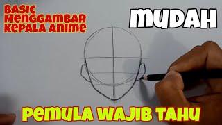 Cara Menggambar Kepala Anime menggunakan Pola Lingkaran untuk Pemula