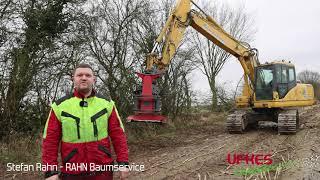 BaumService Rahn aus Kiel | Effizienter Einsatz der Greentec Forestcutter 370 | Ufkes Greentec