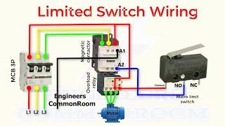 Limit Switch Connection | Engineers CommonRoom ।Electrical Circuit Diagram