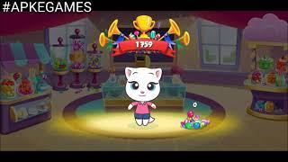 Talking Tom Candy Run Character Angela ALL PETS ALL WORLDS GAMEPLAY