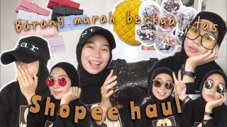 SHOPEE HAUL KACAMATA MURAH DAN BARANG LUCU | kakpit channel