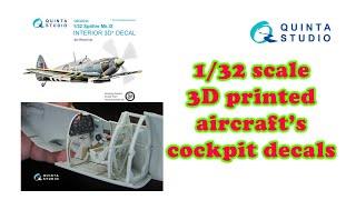 Quinta Studio - 1/32 scale Spitfire Mk. IX for Revell model kit