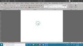 How to Expand and Collapse Ribbon in Word 2016