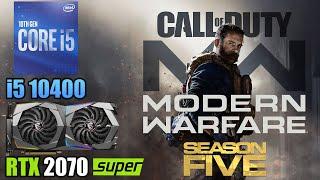 COD: Modern Warfare - RTX 2070 Super + i5 10400 - 1080p, 1440p & 4K - High & Low Settings - Season 5