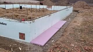 Super simple Frost Protected Shallow Foundation with ICF wall