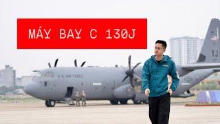 Âm thanh quá lớn của máy bay quân sự Mỹ C 130J tại sân bay Gia Lâm khiến video này sẽ hơi khó nghe