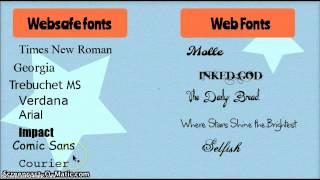 Web(Safe) Fonts