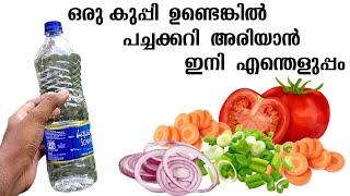 കുപ്പി ഉണ്ടെങ്കിൽ ഇനി പച്ചക്കറി അരിയാൻ എന്തെളുപ്പം|  tech with sonal sajith