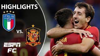 Italy's historic run ends as Spain reaches UEFA Nations League final | Highlights | ESPN FC