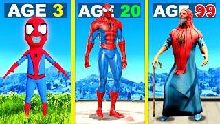 Surviving 99 YEARS As SPIDERMAN In GTA 5 ...