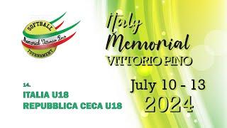 14. Italia U18 vs Repubblica Ceca U18 - 6° Memorial Vittorio Pino | 2024