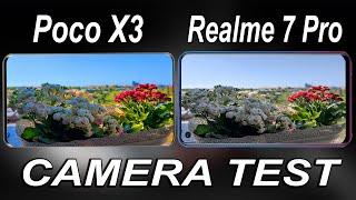 Poco X3 NFC vs Realme 7 Pro Camera Test Comparison