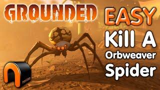 GROUNDED How To KILL ORBWEAVER Spiders EASY! #Grounded