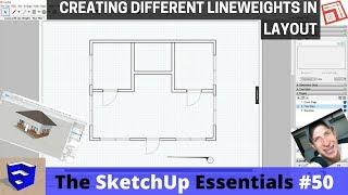 Adjusting Lineweights in Layout - The SketchUp Essentials #50!