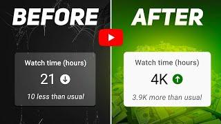 How to Complete 4000 Hours Watch Time on YouTube (FAST)