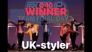 UK-styler”RUNUP DANCE CONTAST 2022 TEAM FINAL”O40部門－優勝－