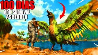 ¡SOBREVIVIENDO 100 DIAS en ARK SURVIVAL ASCENDED | NOS MUDAMOS & DOMESTICAMOS DINOS #2