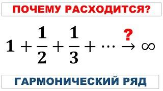 Почему расходится гармонический ряд?