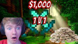 $1,000 MINECRAFT 1V1!