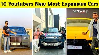 Top 10 Youtubers New Most Expensive Car Collection | Crazy XYZ, Anurag Dwivedi, Uk07 Rider