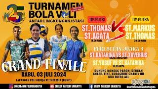 GRAND FINALE | TURNAMEN BOLA VOLI ANTAR LINGKUNGAN/STASI HUT-25 PAROKI ST.THERESIA SANGATTA