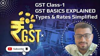 GST Course Class 2: Basics of GST, Types & GST Rates in India Explained