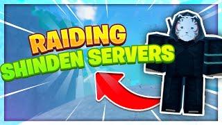 Raiding Shinden Servers Roblox Naruto Game! | Vucci Kusa 