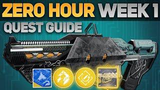 Zero Hour Quest Week 1 Guide - Switches & Vault Puzzle - Destiny 2 Exotic Mission