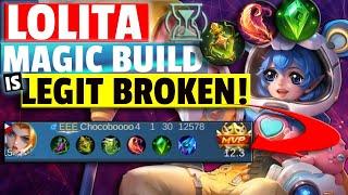 Lolita MAGIC Build is TOO STRONG! Lolita Item build | Lolita Guide | How to use Lolita ML 2024