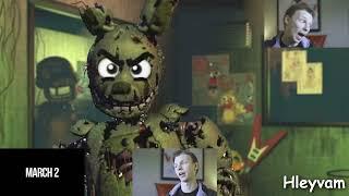 (REUPLOAD) (No BGM) Springtrap "I am purple!" - Sparta Pulse V1 Remix