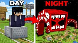 We Found TRAIN EATER Attacking Our World In Minecraft!!