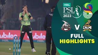 Full Highlights | Lahore Qalandars vs Peshawar Zalmi | Match 15 | HBL PSL 8 | MI2T