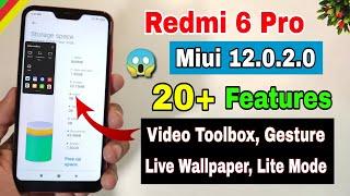 Redmi 6 Pro Miui 12.0.2.0 new stable update | 20 new features | Redmi 6 Pro Miui 12 update features