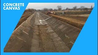 Concrete Canvas (CC) Remediation - Hungary, Tiszafüred Canal