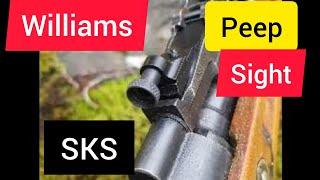 Williams SKS peep sight (review and shoot)