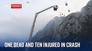 One dead and ten injured in Turkey cable car collision