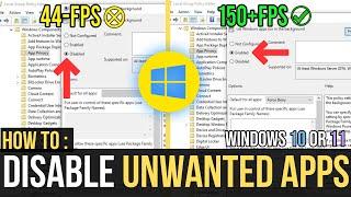  How To Disable Unwanted Apps Background In Windows 10   Improve Windows 10 Performance | 2024