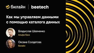 Владислав Шевченко, Альфа и Оксана Солдатова, билайн: управляем данными с помощью каталога данных