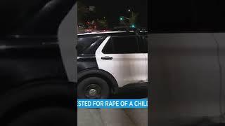 LAPD officer arrested for alleged rape of a child under 14