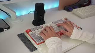 Typing ASMR | THOCKY $79 pre-built stock sound | 10 min. loop (no mid-roll ads)