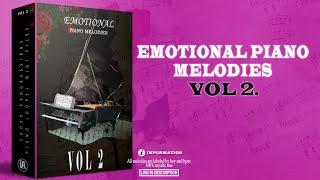 Sample Pack of 50 Emotional Piano Melodies(with Midi Files)And 100 Chord Progressions | Royalty FREE
