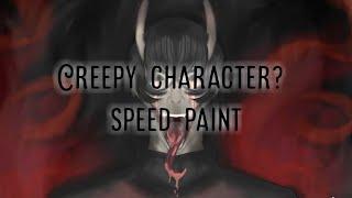 creepy character OC // speed paint// xXalikaJelluXx